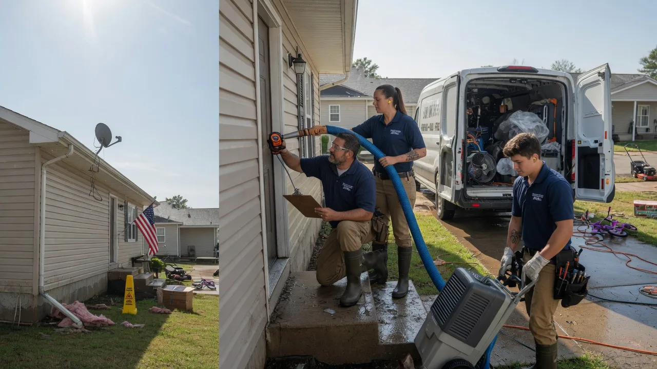 Ceiling Water Damage Restoration in Baltimore, OH near me